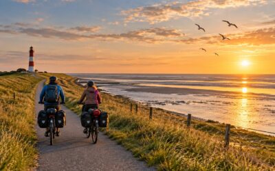 Veloreise an der Nordsee